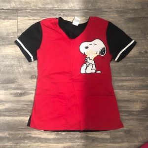 Snoopy Scrub Top